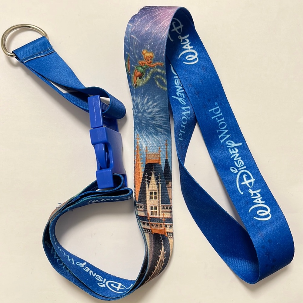 Magic Kingdom Tinkerbell Walt Disney World Lanyard